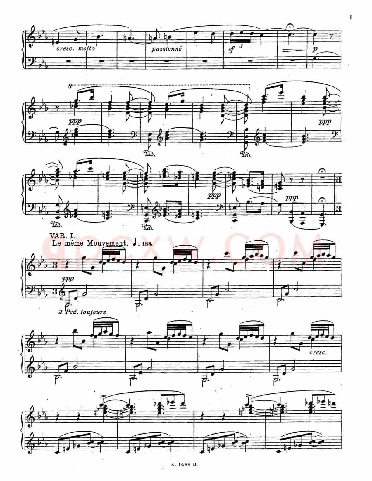 Sonate Romantique Op.3（浪漫奏鸣曲·Ⅰ）