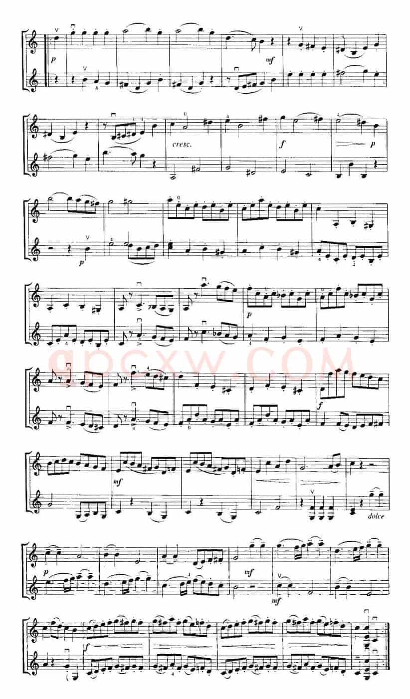 霍曼《小提琴基础教程》选曲：小爱国者（二重奏）