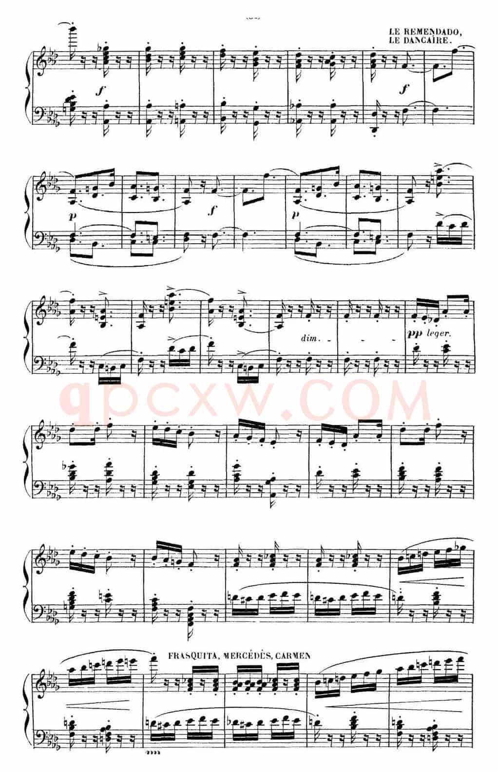 Carmen for Solo Piano（卡门全剧钢琴独奏版）（No.15）