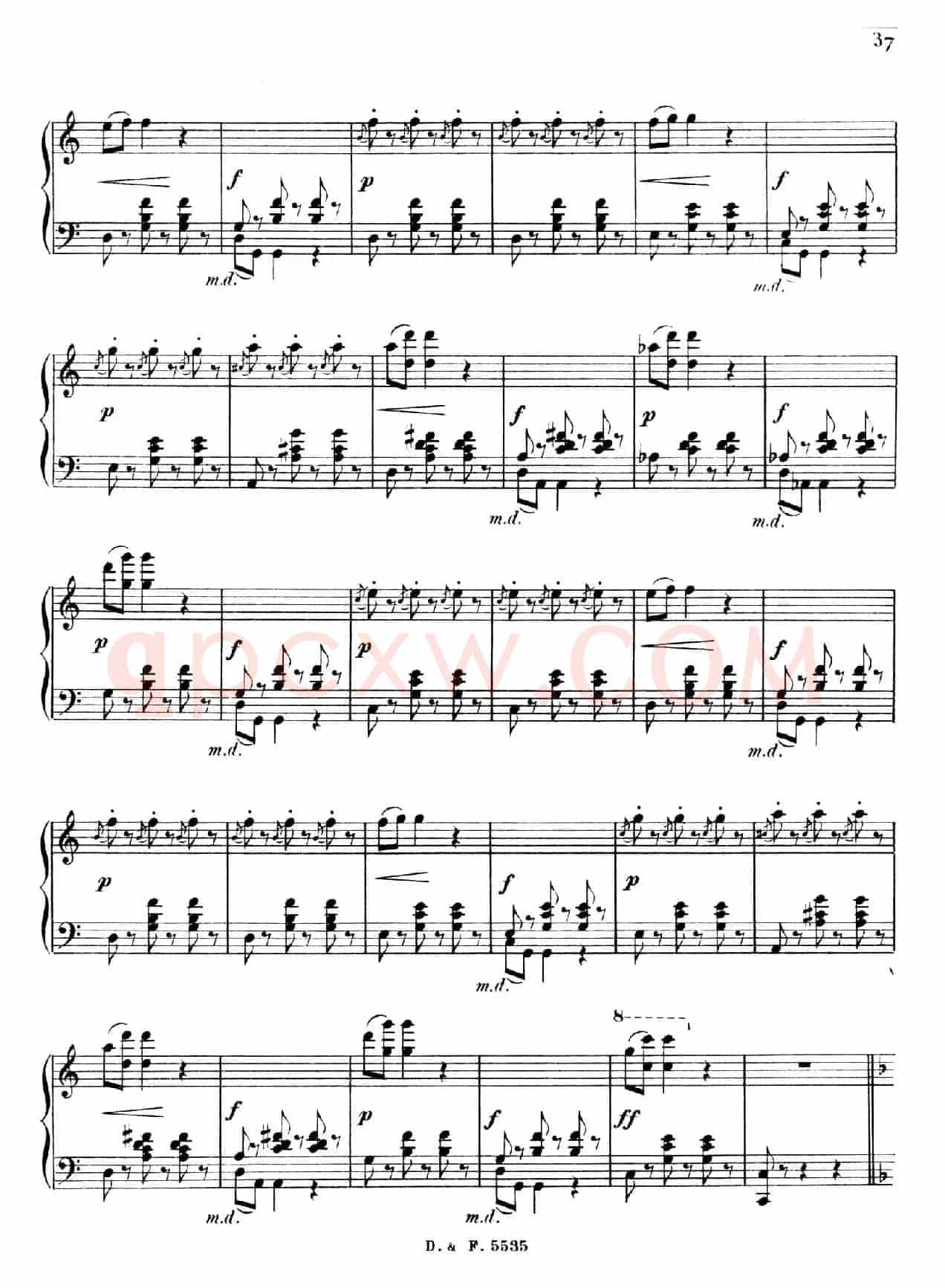 F大调第四圆舞曲 Valse No.4 （Op.90）
