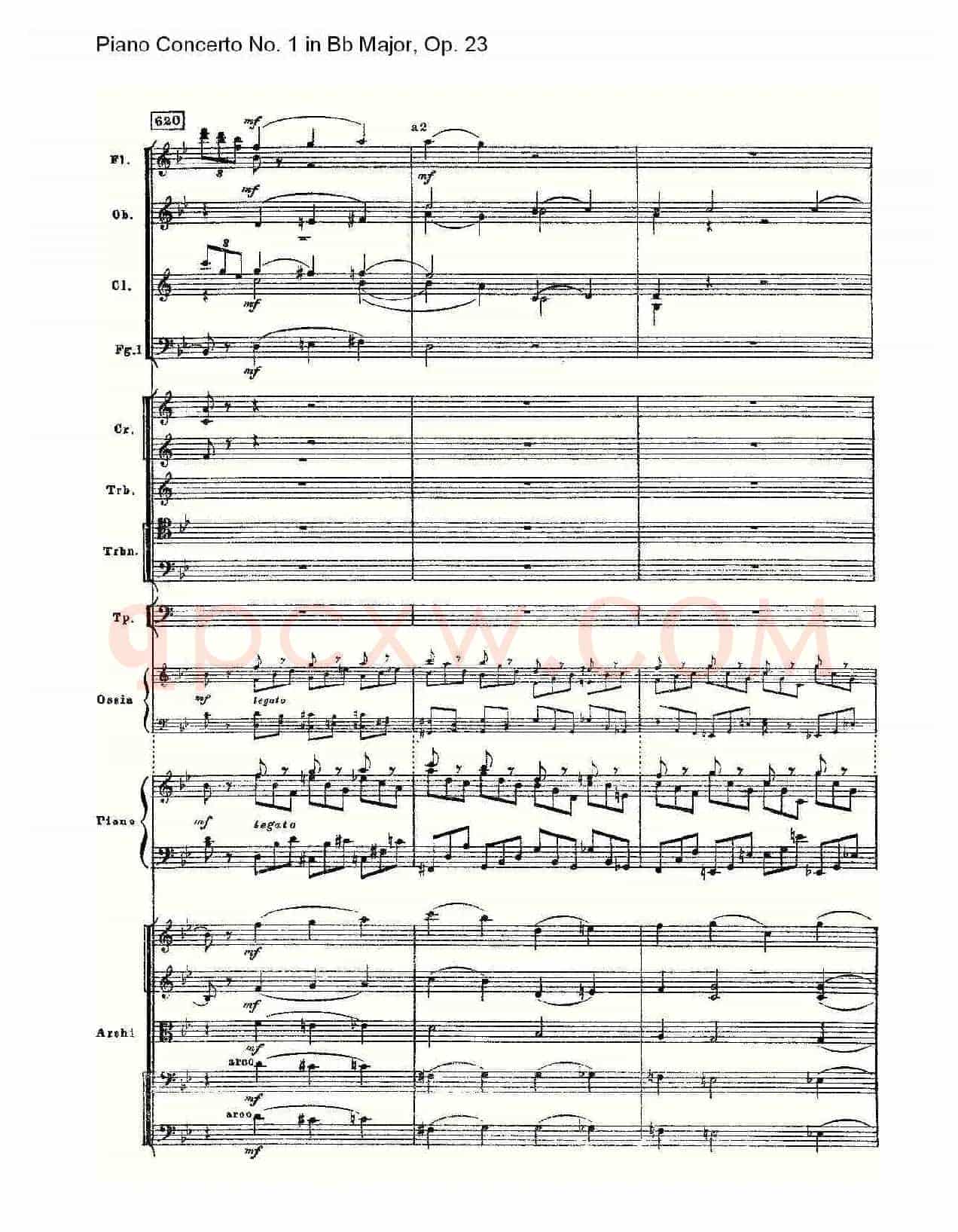 Bb大调第一钢琴协奏曲,Op.23第一乐章第二部（二）