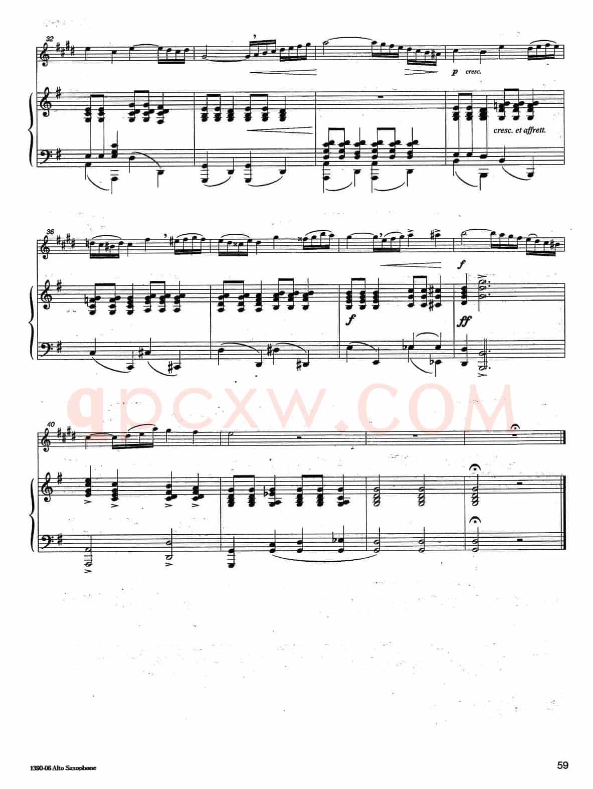 Andantino（中音萨克所+钢琴伴奏）