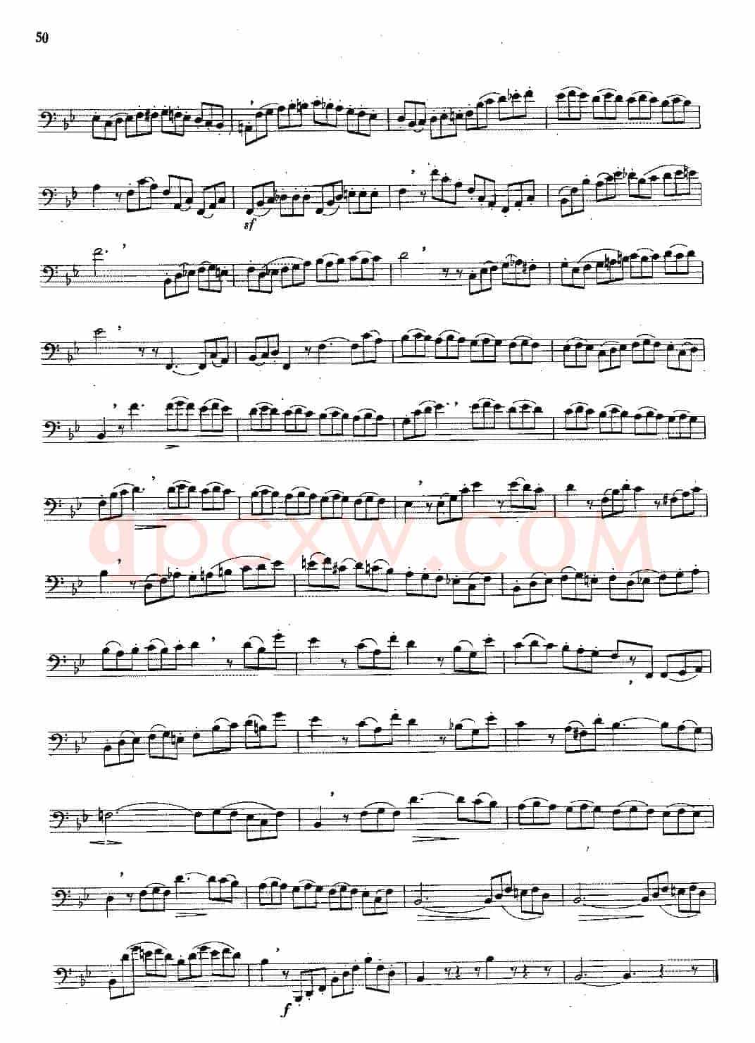 大管高级练习曲 第二部分 节奏练习（11）