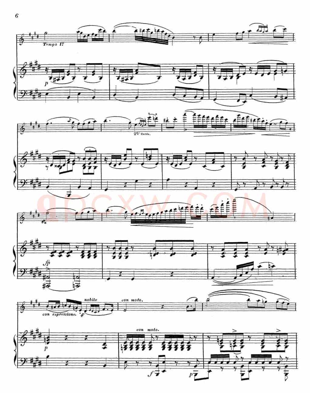 Adagio Sentimentale Op.13（小提琴+钢琴伴奏）