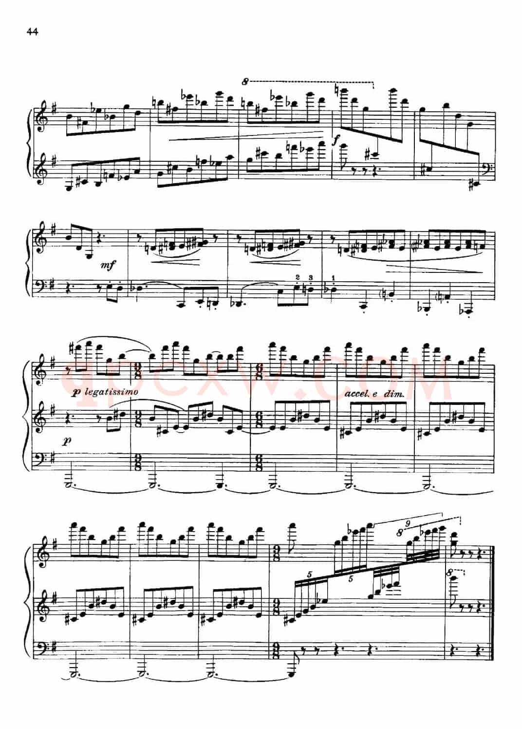 塞缪尔·巴伯 - 降e小调钢琴奏鸣曲 op.26 v.2