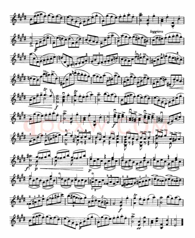 Gavotte.（加沃特、克莱斯勒作曲版）