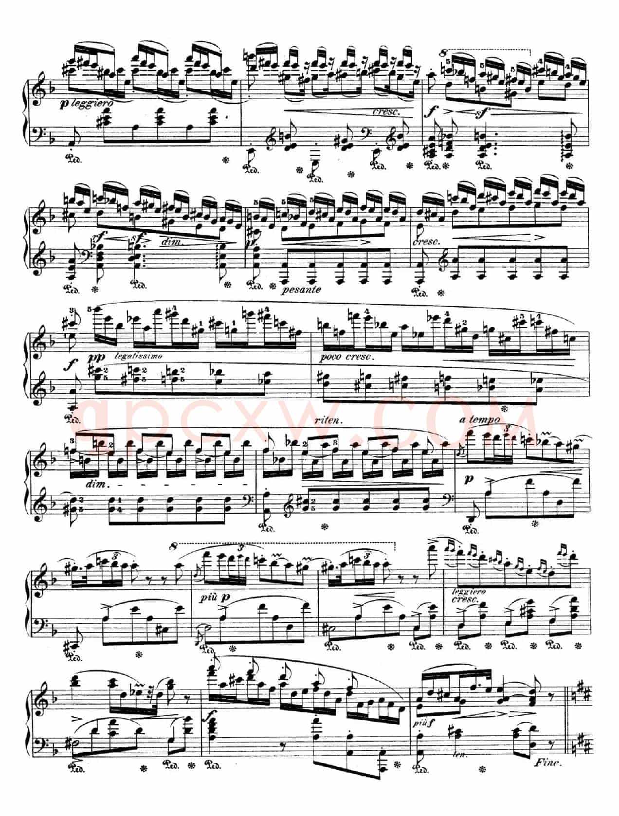 Trois Polonaises Op.71(3首波兰舞曲 No.1)