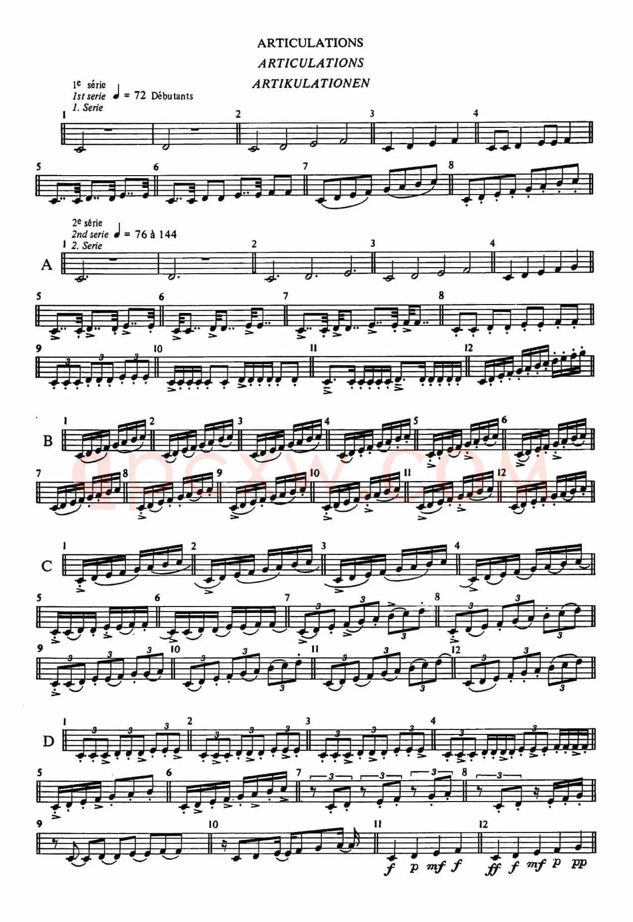 五线谱音阶练习（P3——7）