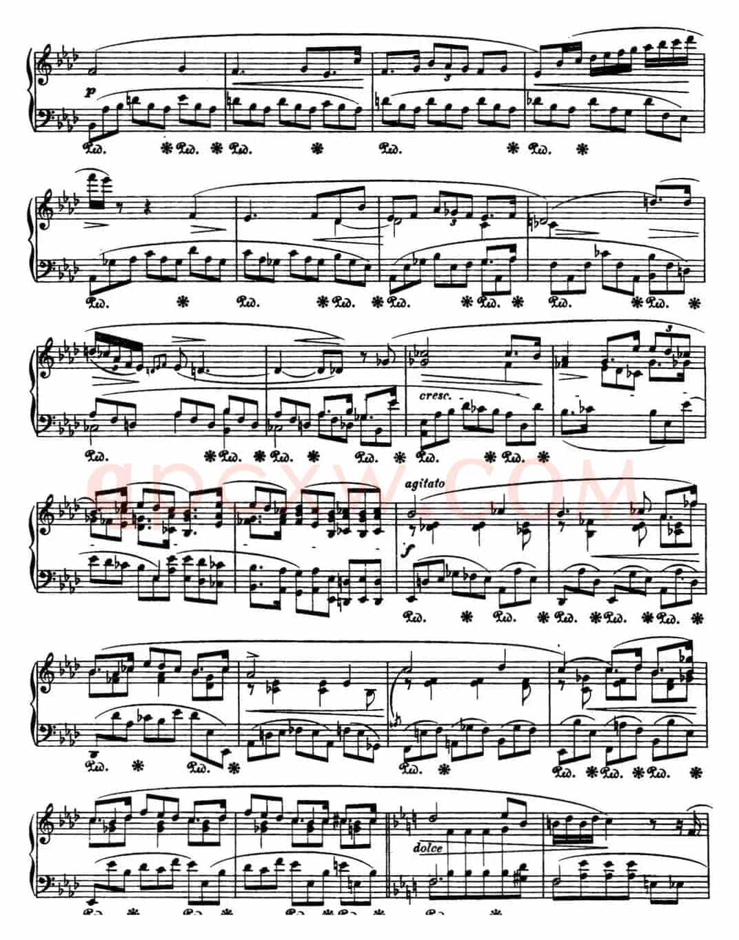 肖邦 幻想波兰舞曲 Op.61 降A大调 Polonaise