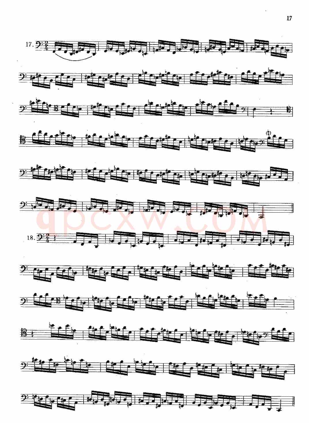 大管高级练习曲 第一部分 每日练习（11—20）