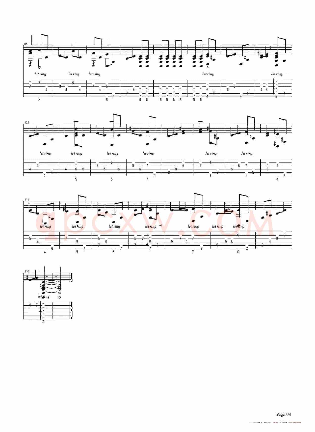 古典吉他：James Horner：Titanic