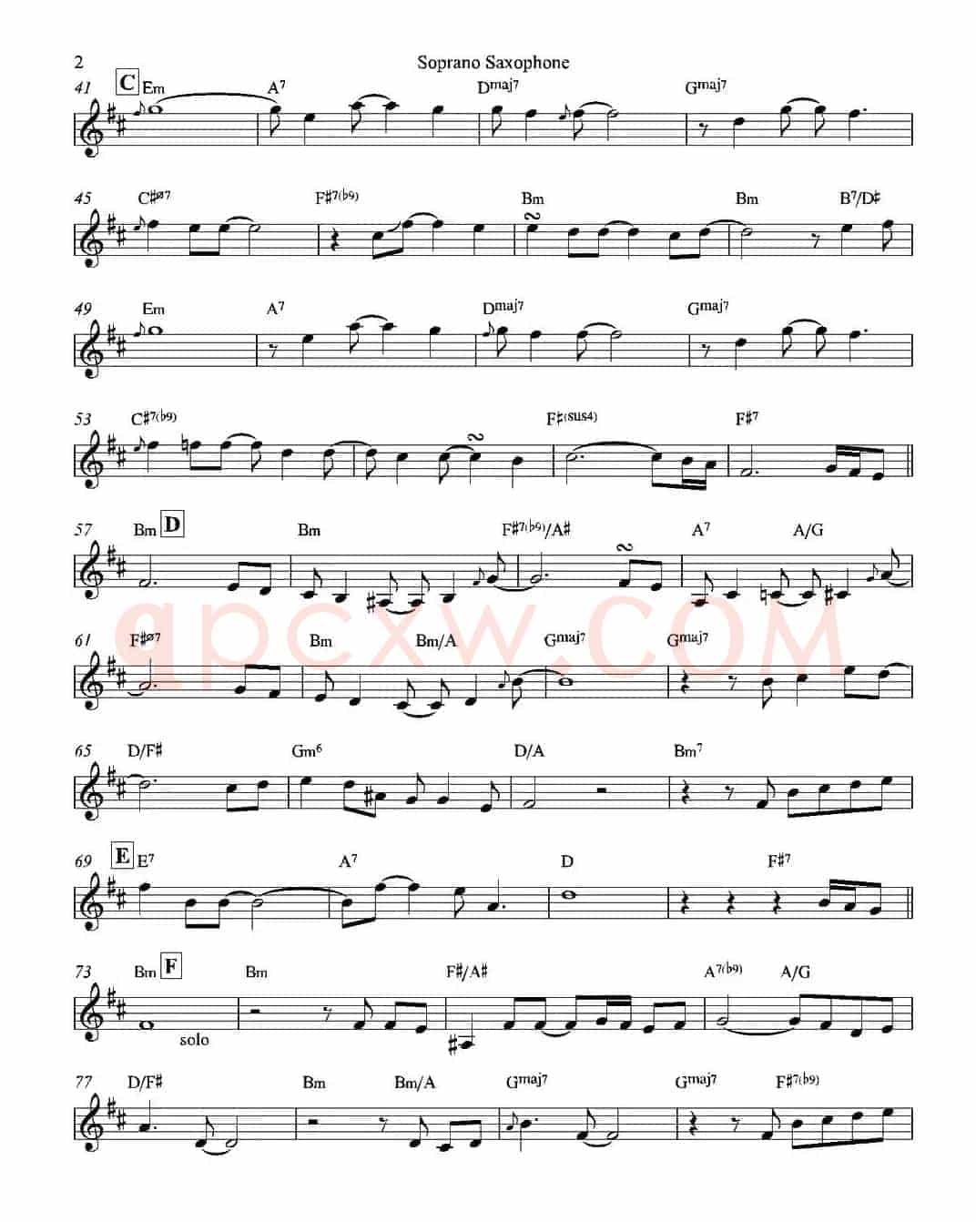 Bossa Real（高音萨克斯）