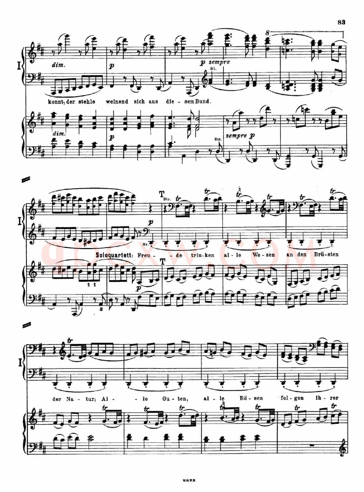 d小调第九交响曲 Op.125（双钢琴P83——92）