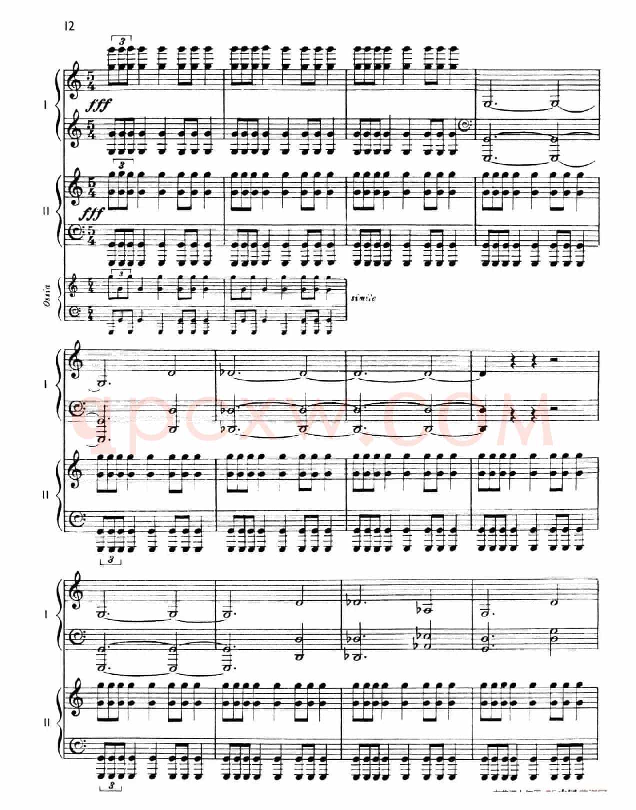 The Planets Op.32(双钢琴)(行星·第一乐章 火星—战争使者)