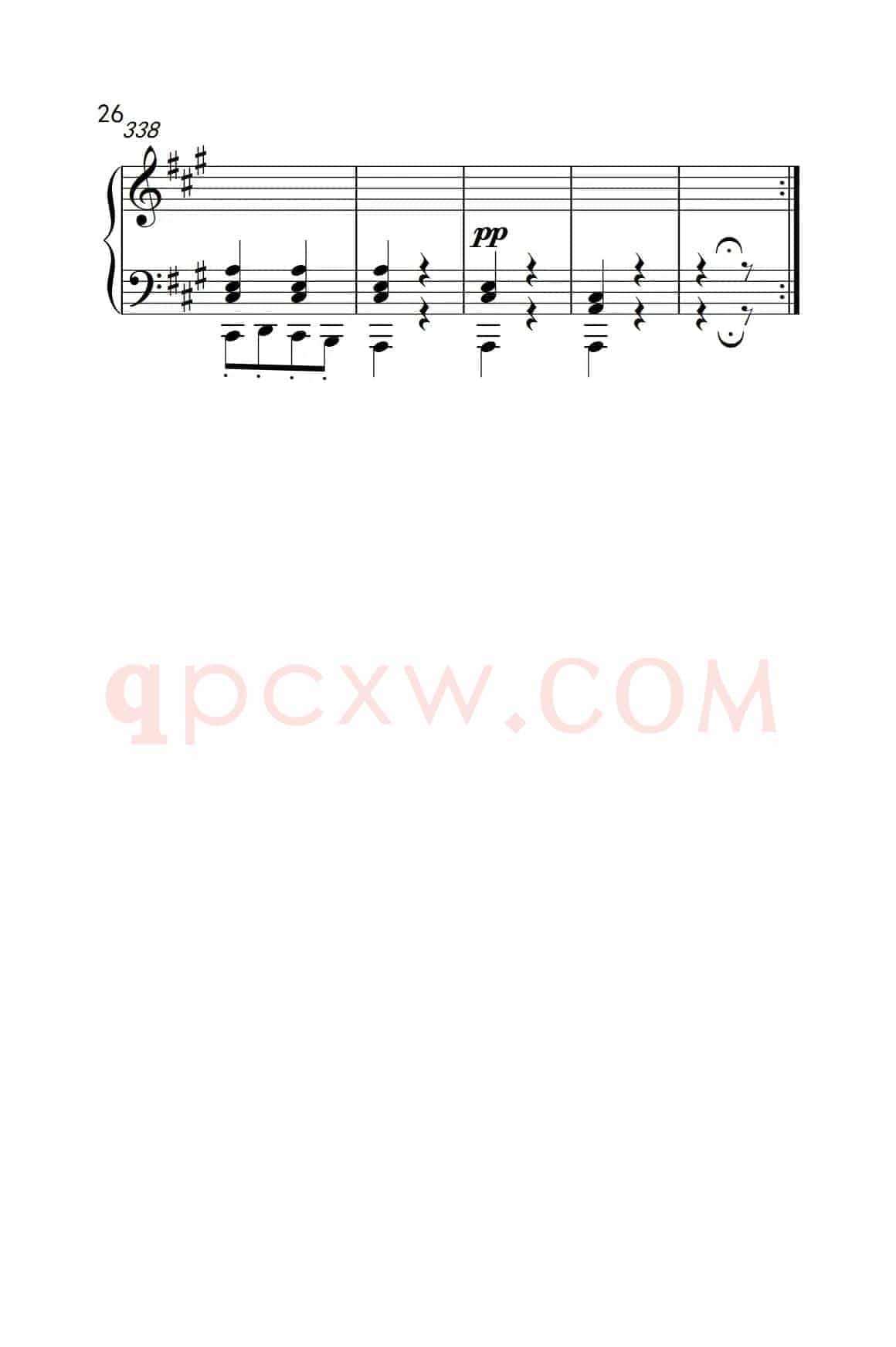 奏鸣曲 Opus 2 Nr.2 第一乐章（贝多芬奏鸣曲集 1）