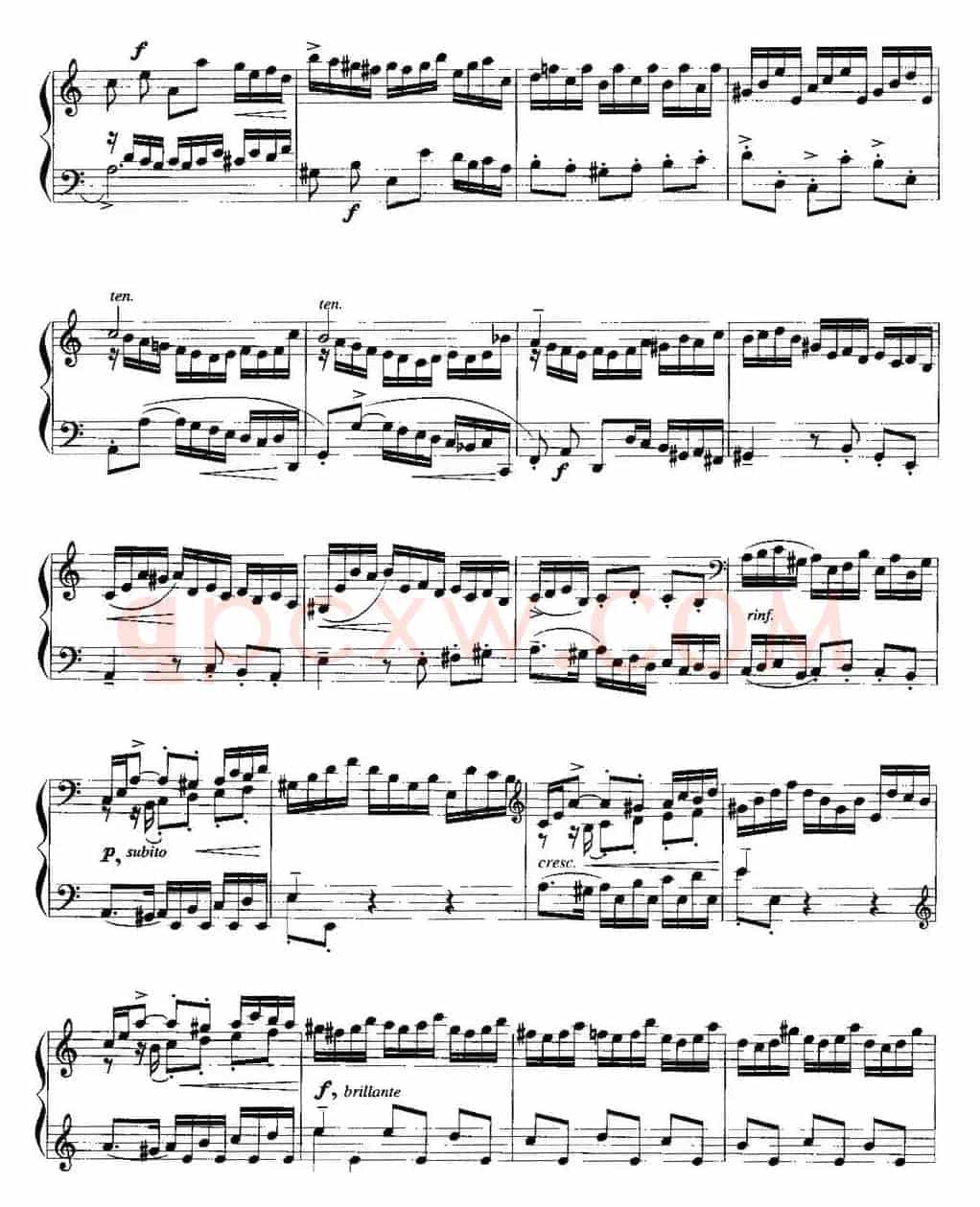 手风琴复调作品：前奏曲（选自第二英国组曲）