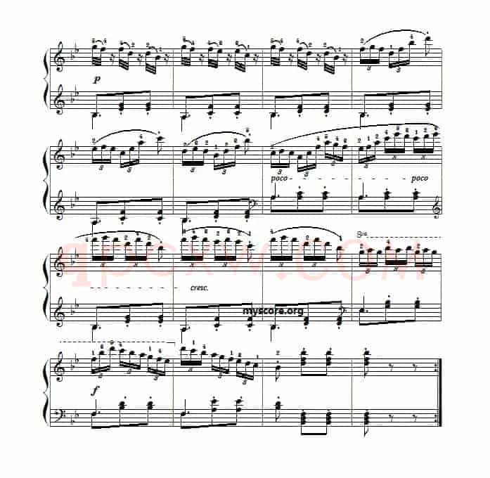车尔尼(Czerny)849第19首曲谱及练习指导