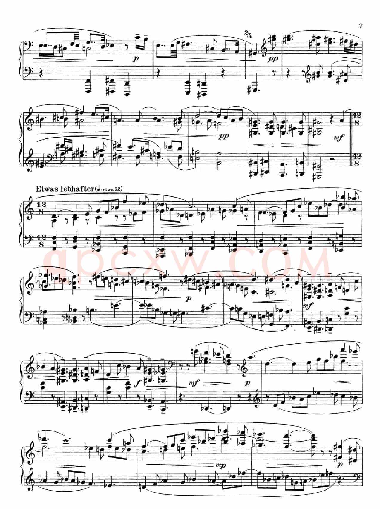 Piano Sonata No.1（第一钢琴奏鸣曲·Ⅱ）