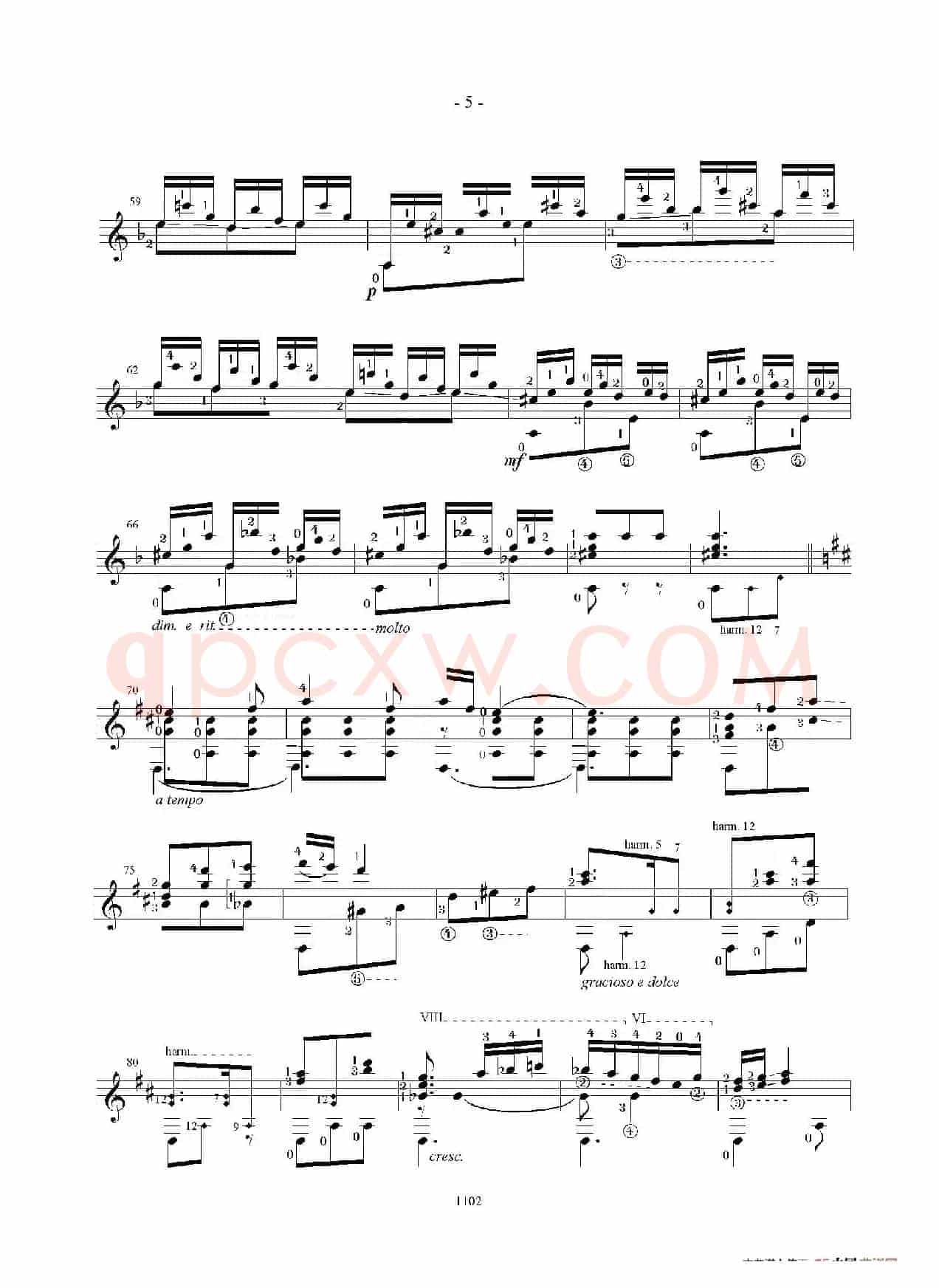 Torre Bermeja(Serenata)-1（古典吉他）