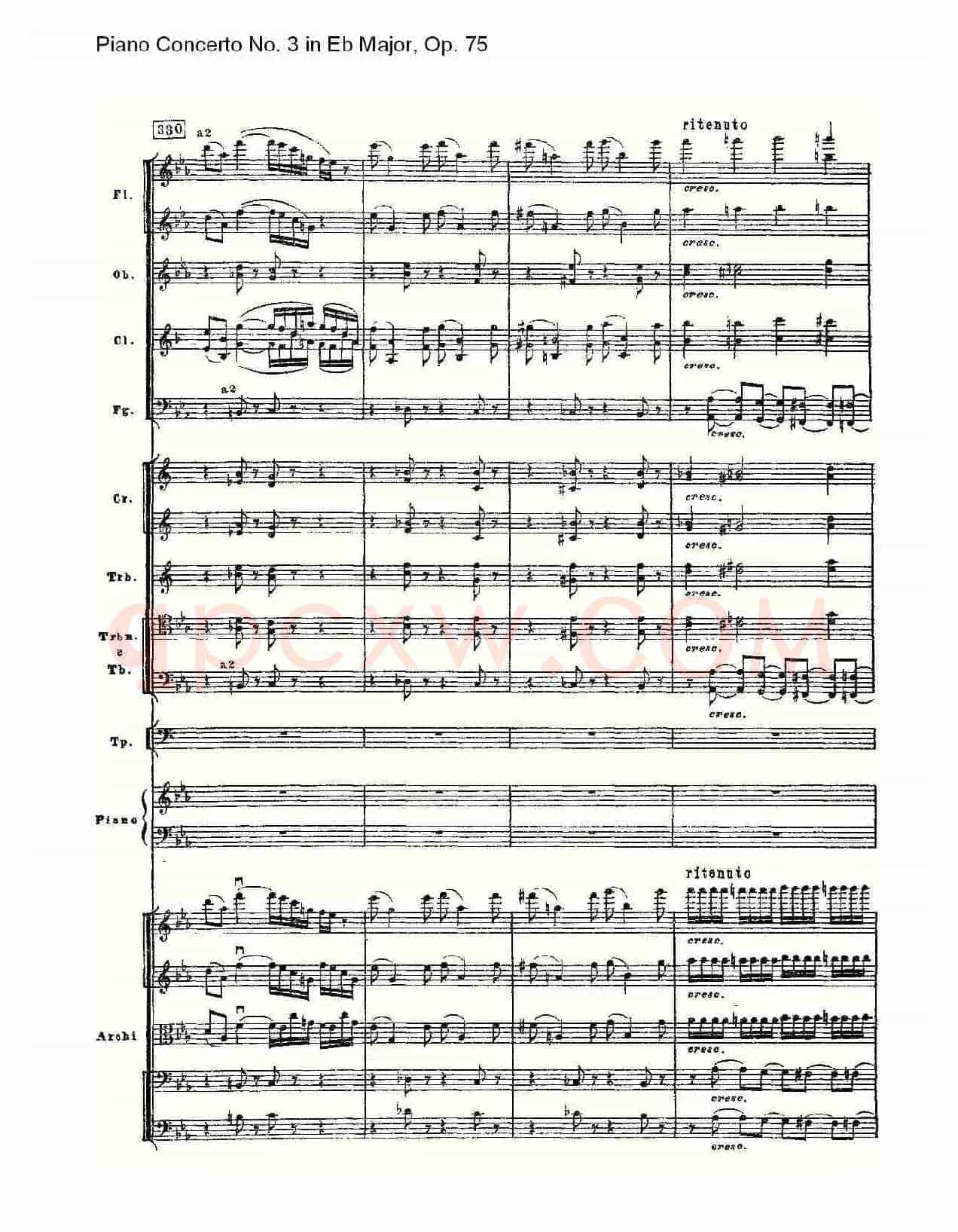 Piano Concerto No.3 in Eb Major, Op.75(Eb大调第三钢琴协奏)