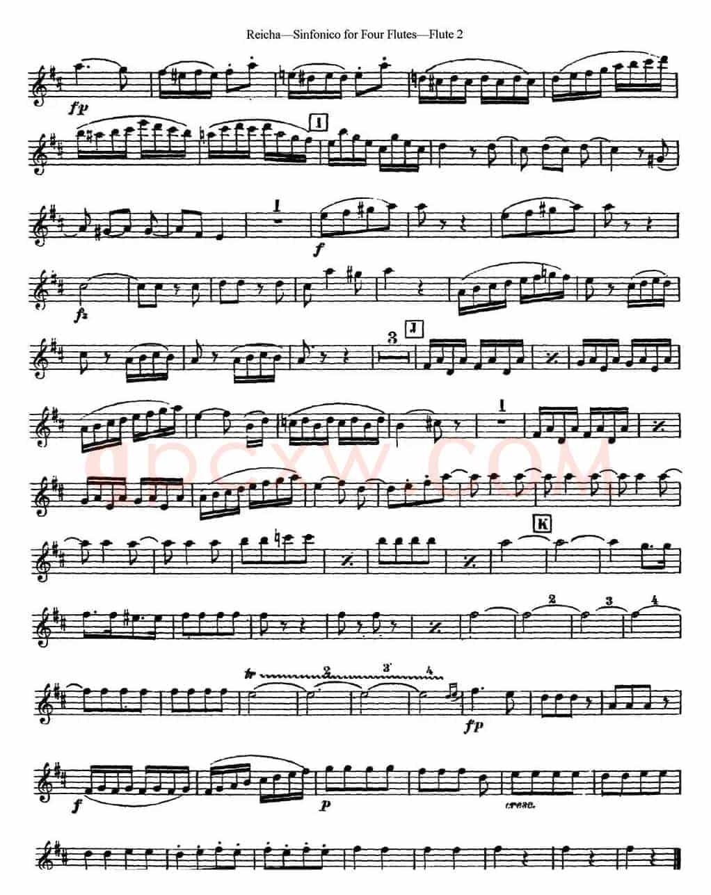瑞查长笛四重奏（Flute 2）