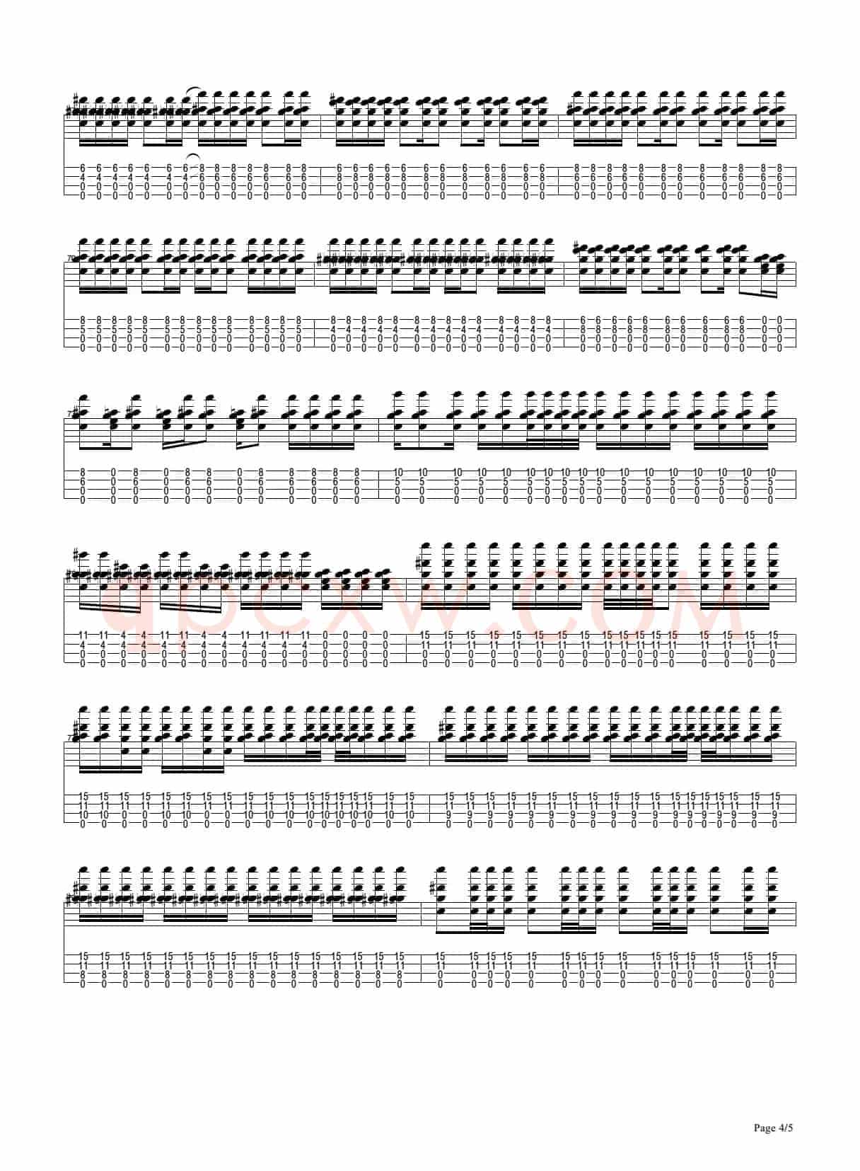 While My Guitar Gently Weeps（尤克里里指弹谱）