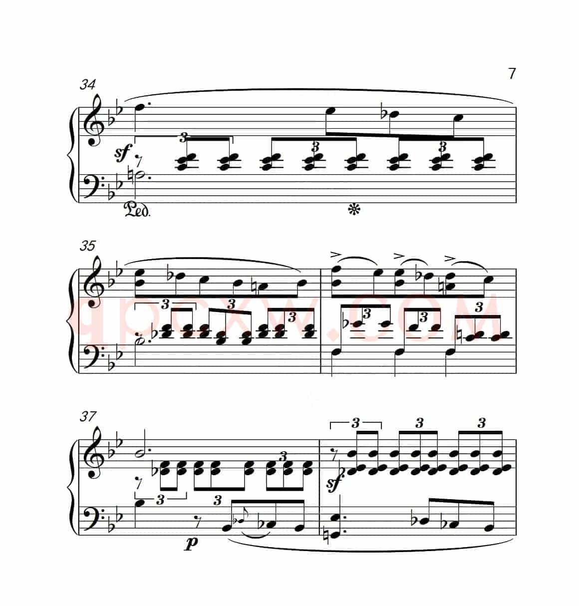 第六级 浮云（中国音乐学院钢琴考级作品1~6级）