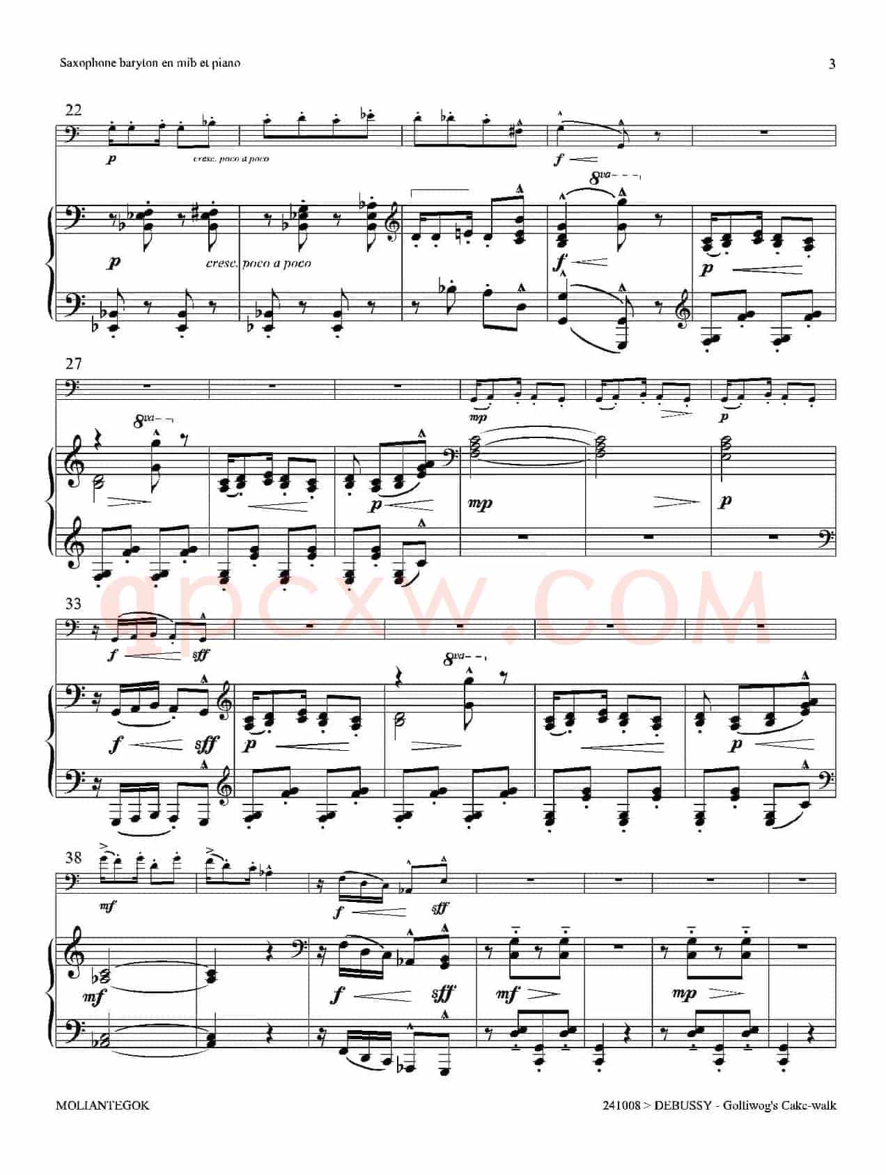 木偶步态舞（上低音萨克斯+钢琴伴奏）