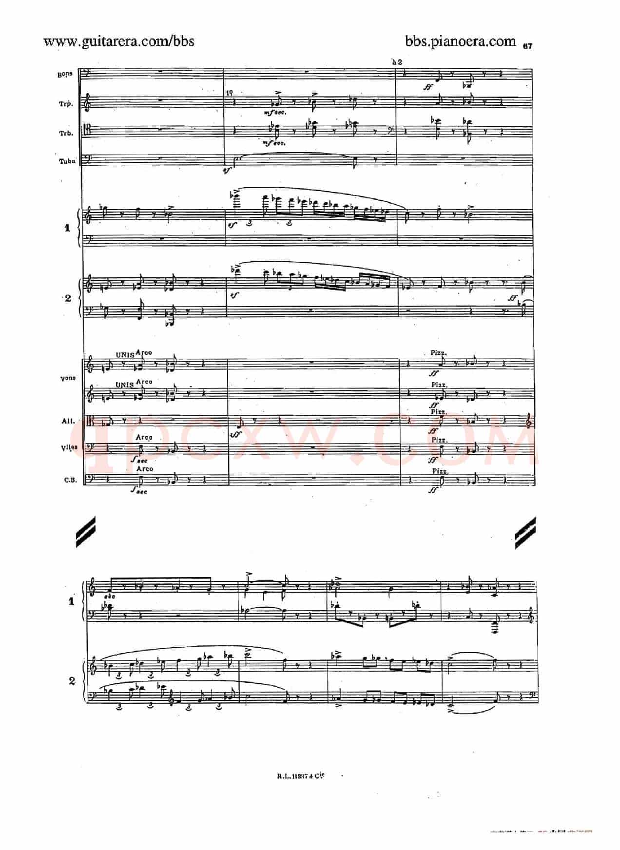 Concerto for 2 Pianos in d Minor(d小调双钢琴协奏曲·总谱)