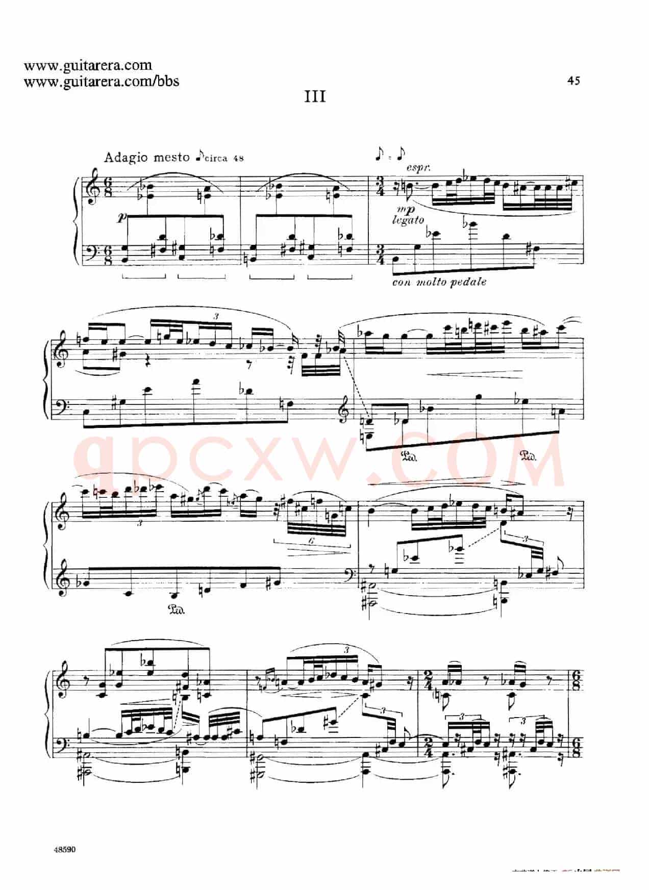 Piano Sonata Op.26（钢琴奏鸣曲·第二乐章）