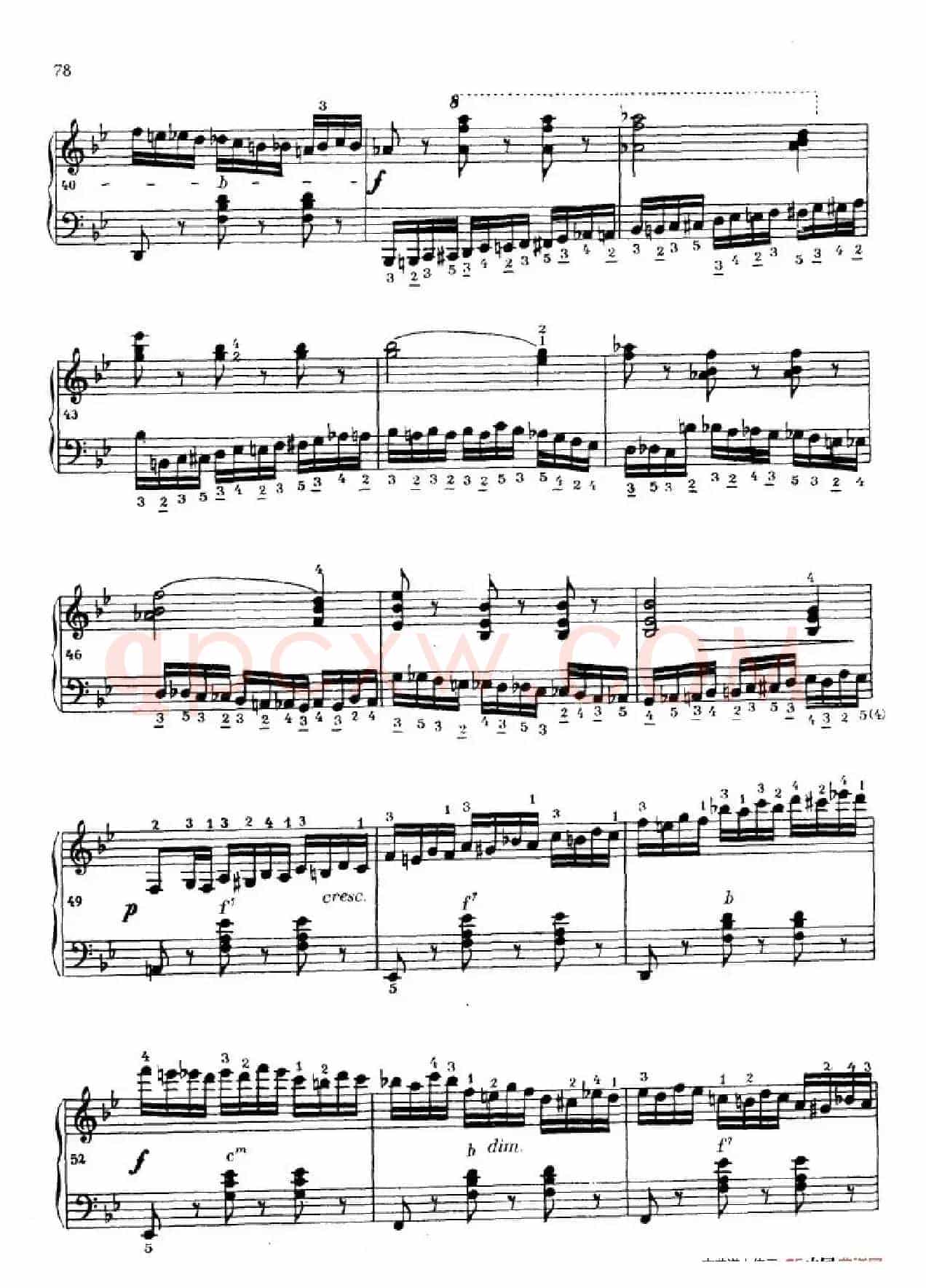 《车尔尼手风琴练习曲集》第Ⅳ册（第14——15首）