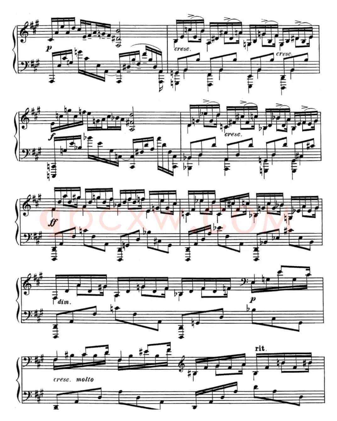 斯克里亚宾 钢琴练习曲 Op.8 No.2 Alexander Scriabin Etudes