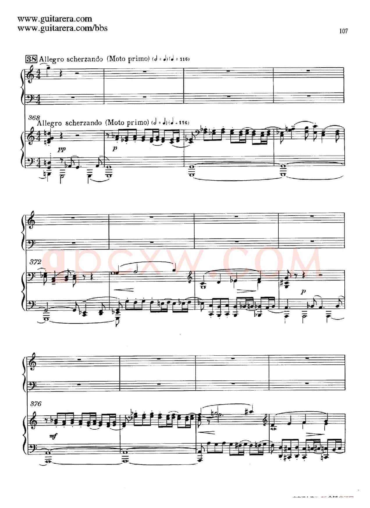 c小调第二钢琴协奏曲 Op.18(双钢琴·第三乐章)