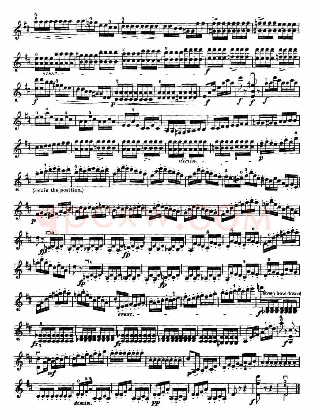 马扎斯小提琴练习曲 Op.36 第一册 特殊练习曲（29）