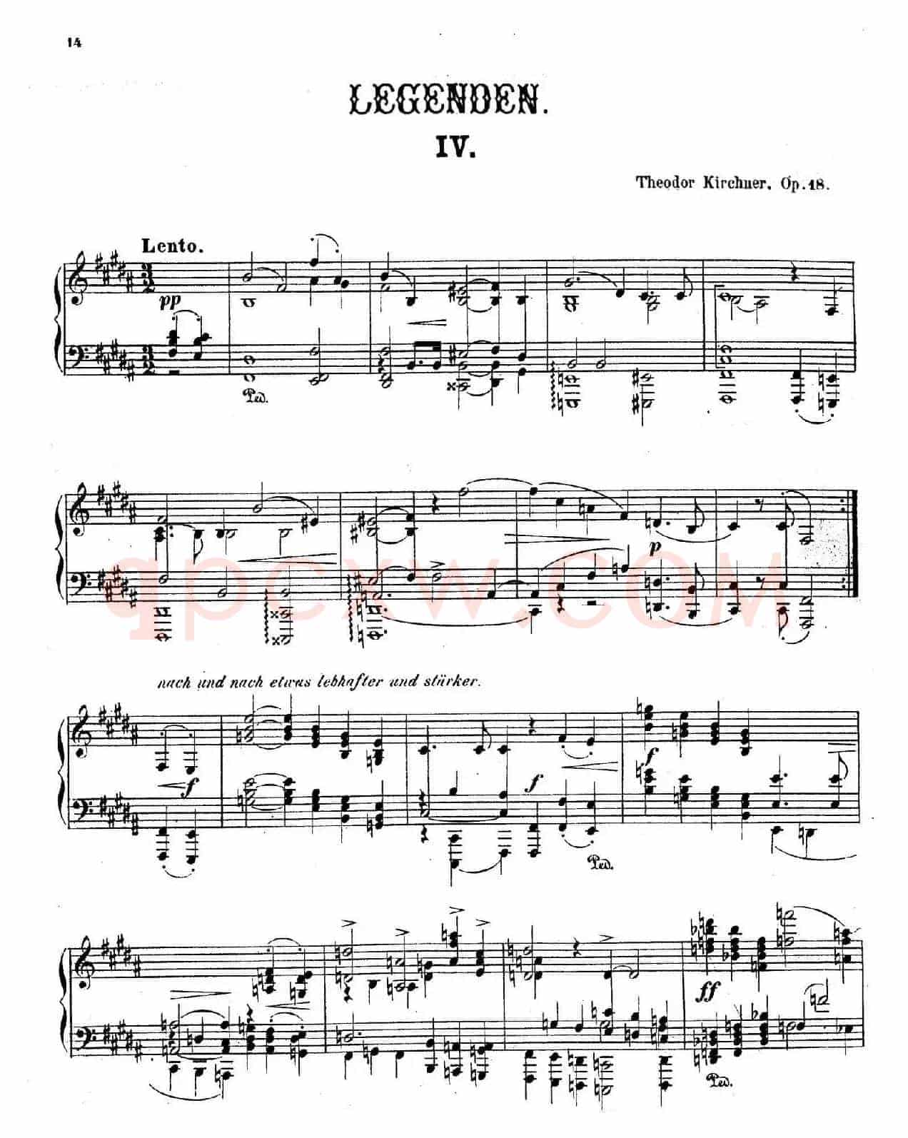 Legenden Op.18（9首传奇·Ⅳ）