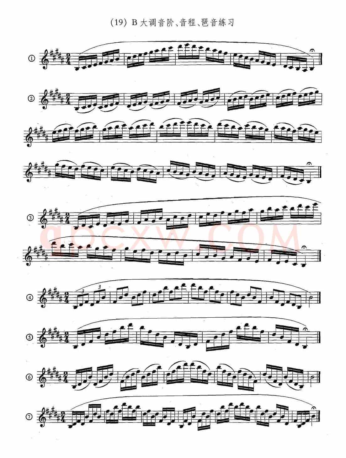 萨克斯练习曲合集（5—33）日常基础练习