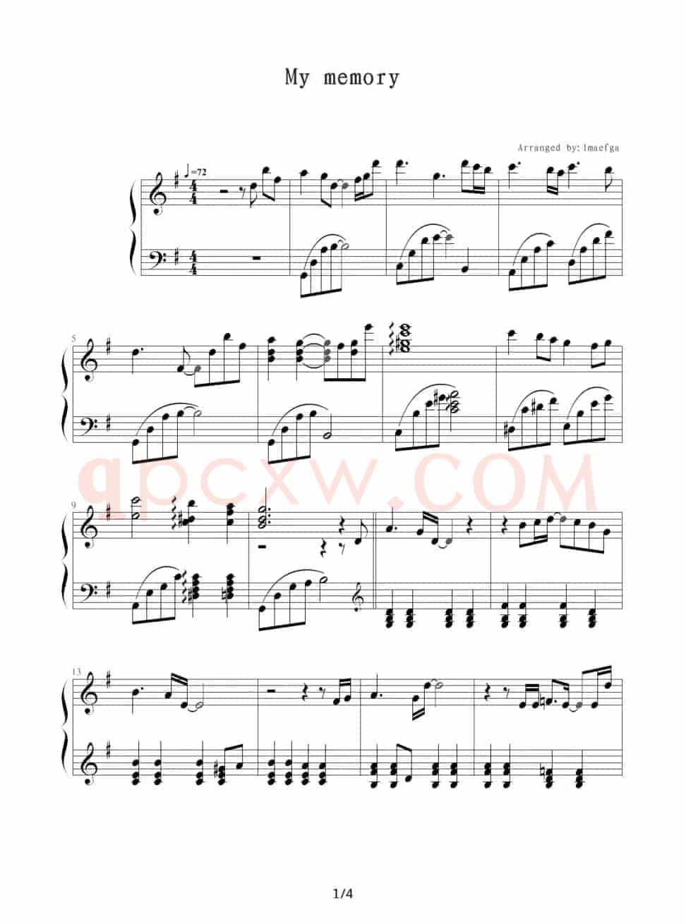 MY MEMORY（韩剧《冬季恋歌》插曲）