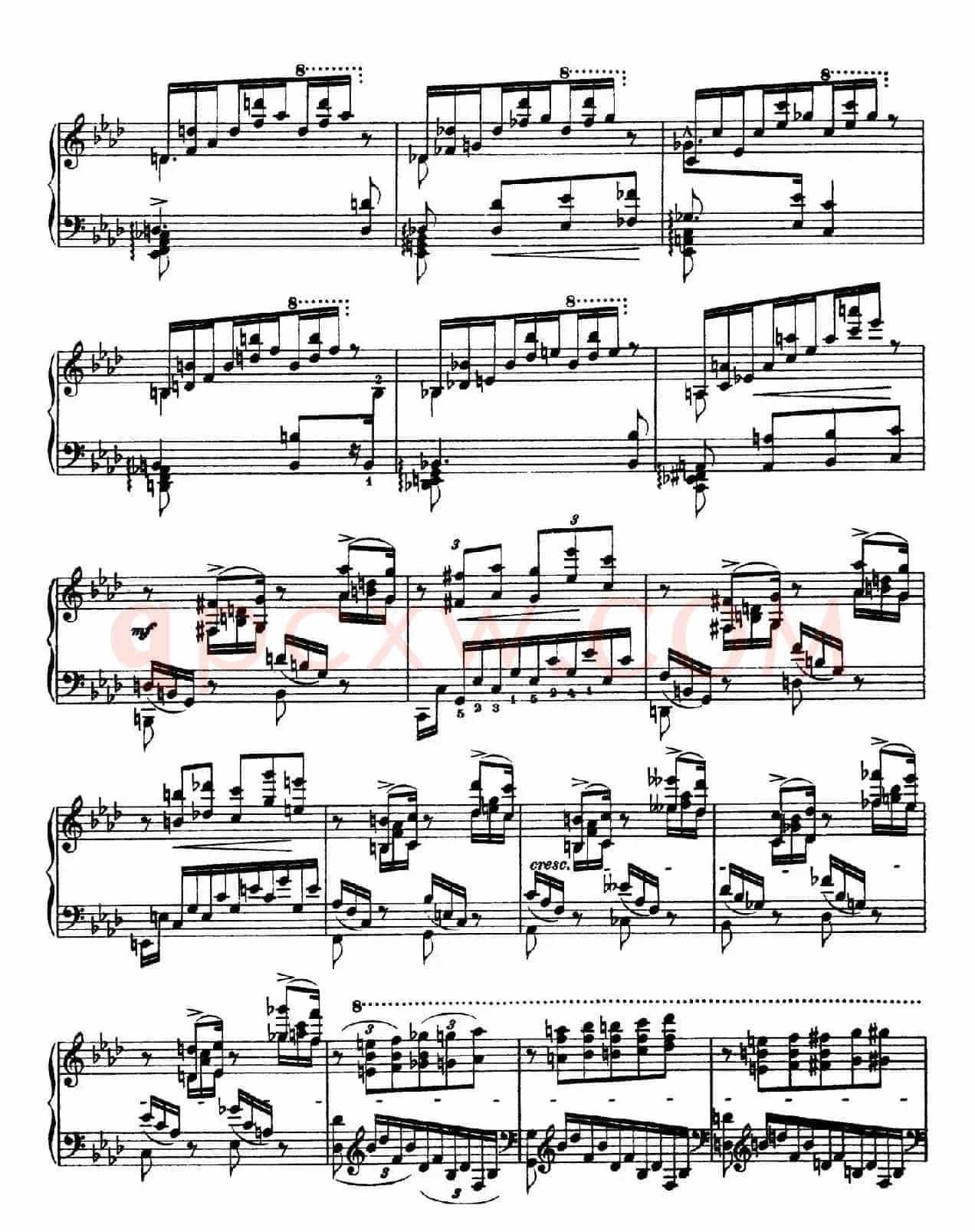 12 Etudes d'execution Transcendante S.139(12首超技练习曲·10)