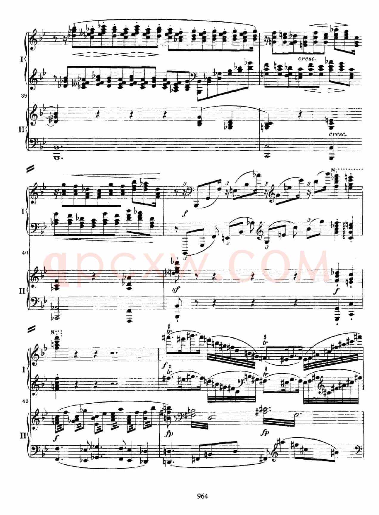 降B大调第二钢琴协奏曲（P61——70）