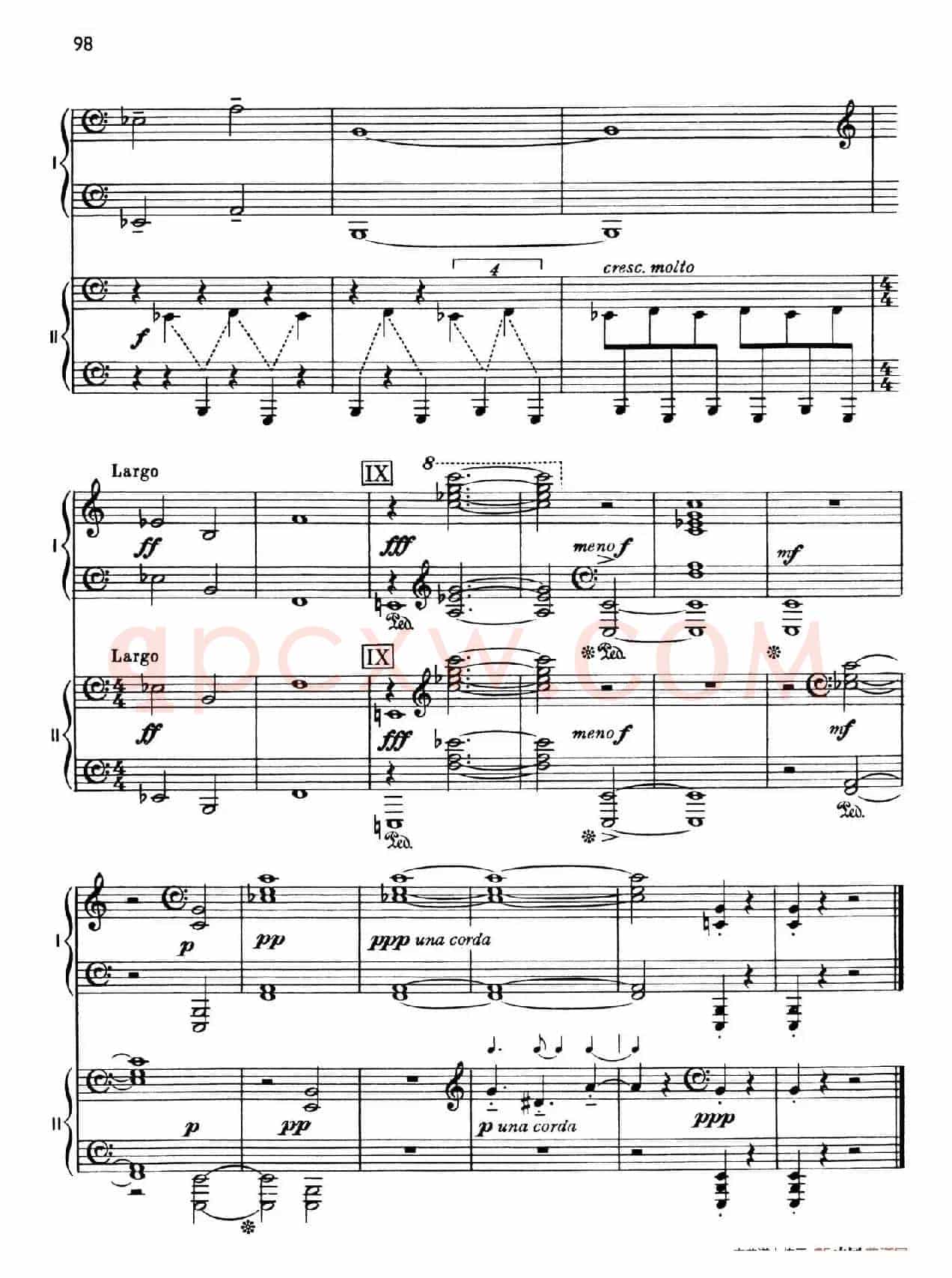 The Planets Op.32（双钢琴）（行星·第六乐章 天王星—魔术师）