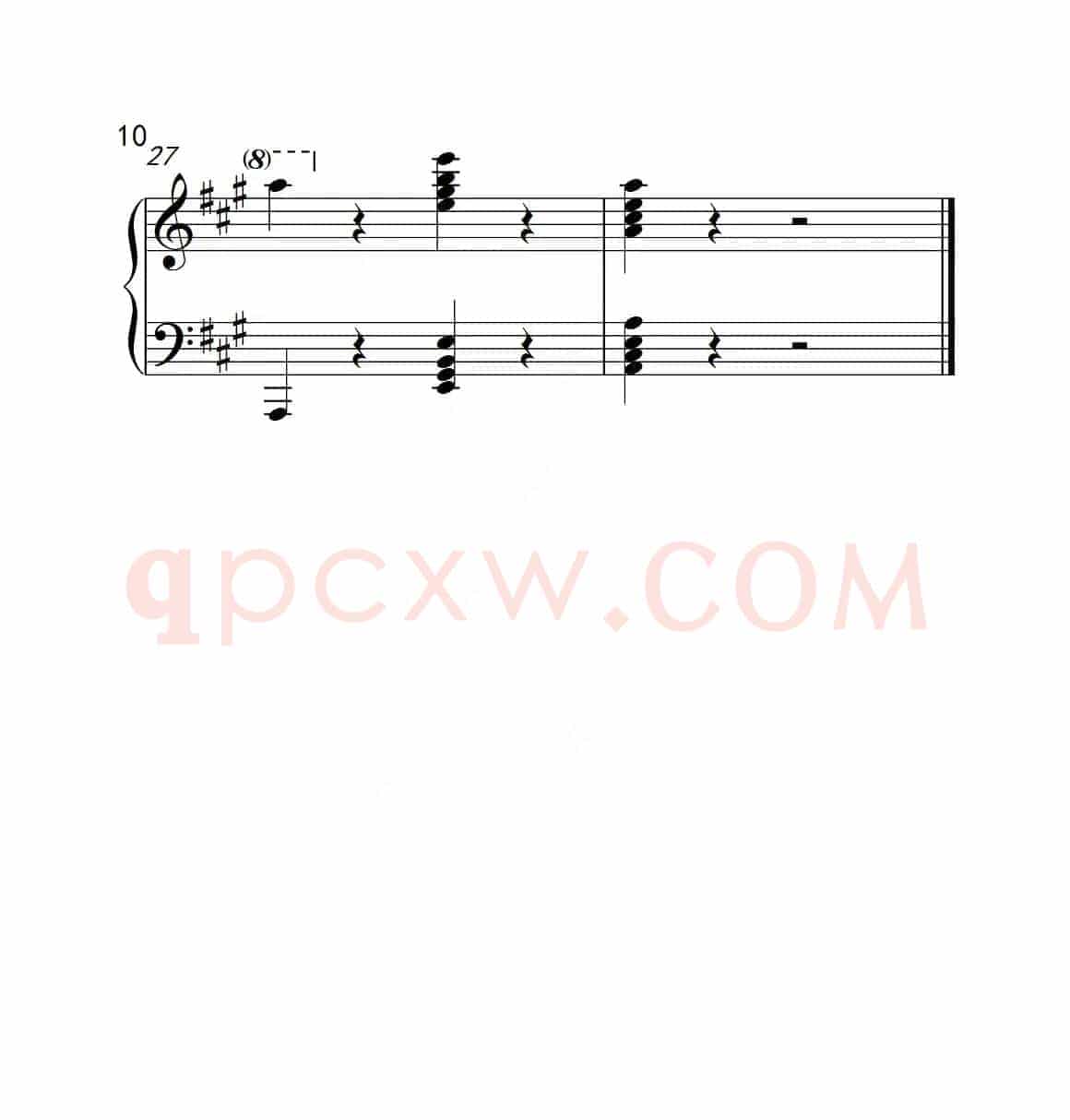 第四级A组 练习曲（中国音乐学院钢琴考级作品1~6级）