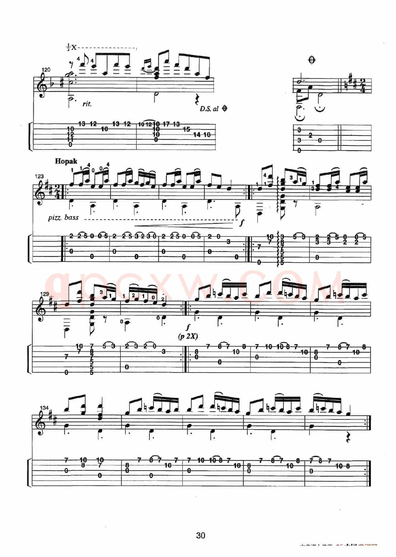 古典吉他:From the Dance(Russian Suite)