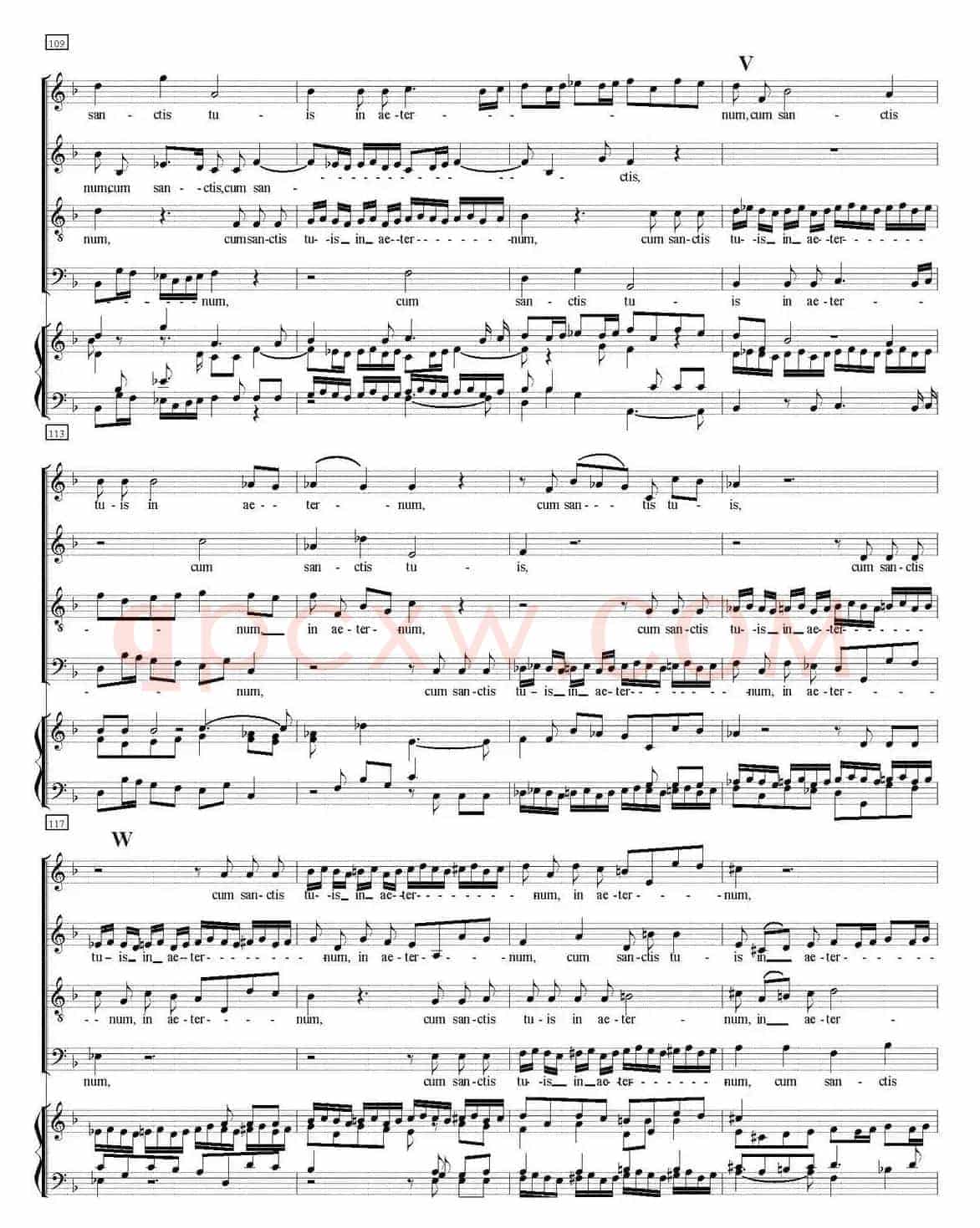 N°12 Agnus Dei（萨克斯四重奏+钢琴伴奏）