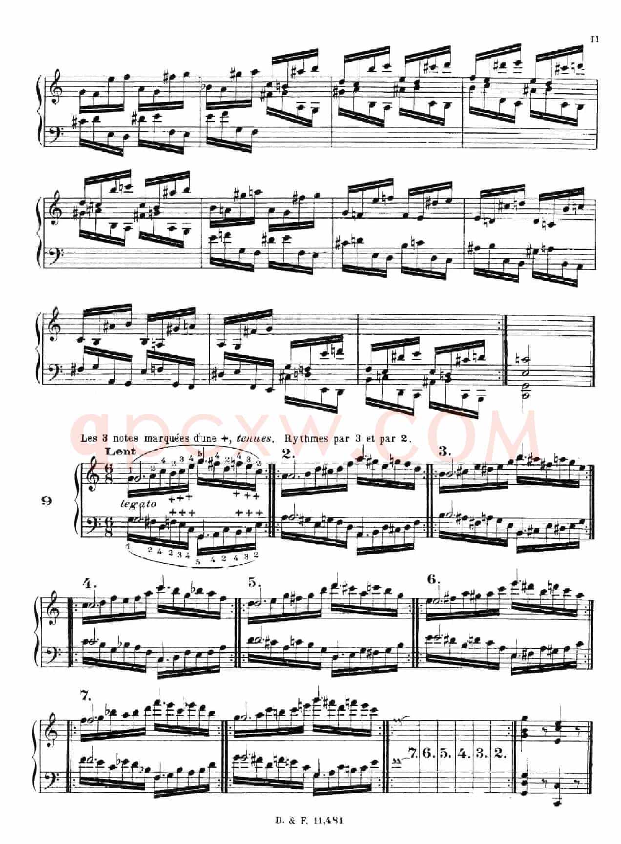 51 Exercises, WoO 6（51首钢琴练习 8—12）