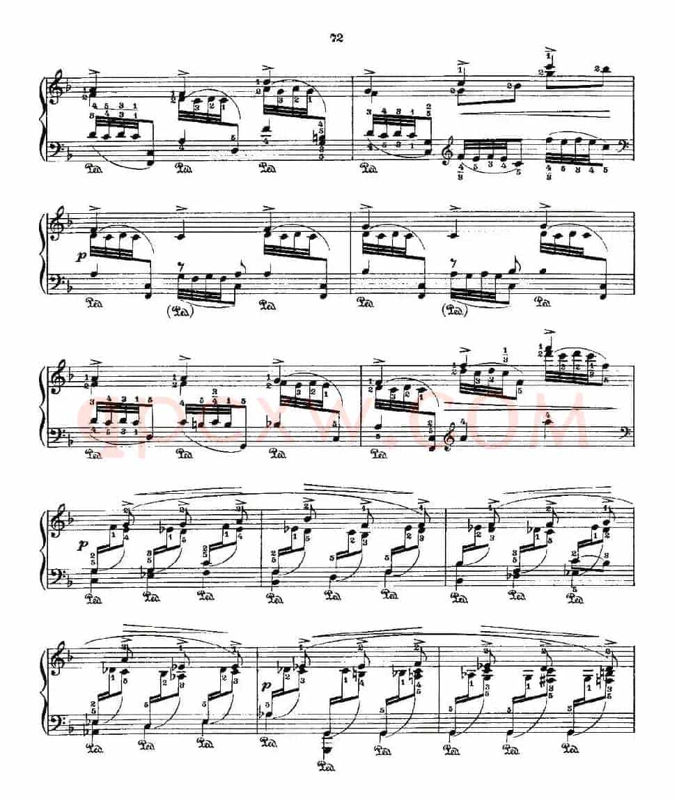 肖邦《练习曲》Fr.Chopin Op.25 No3-2