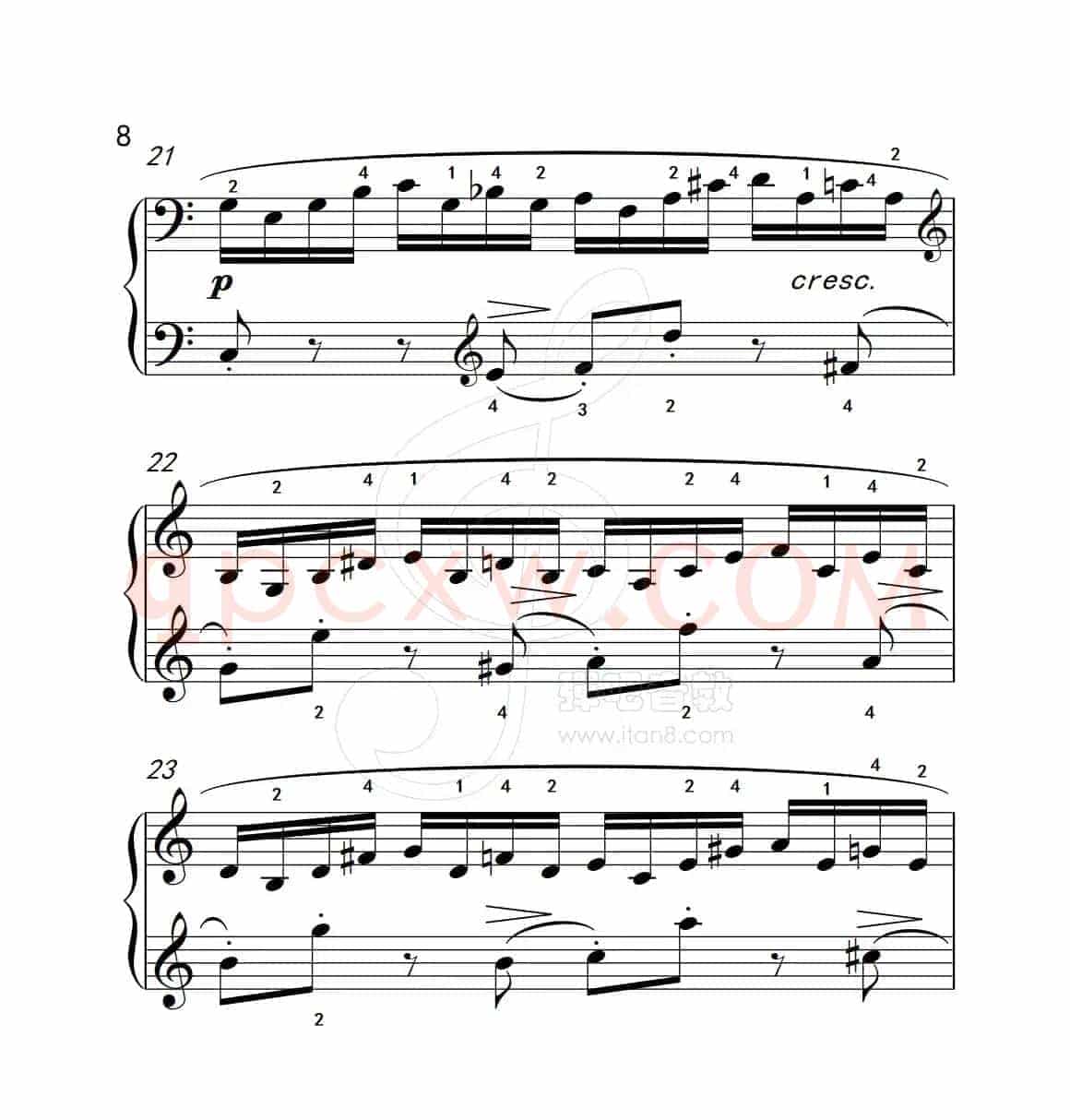 练习曲 10（克拉莫钢琴练习曲60首）