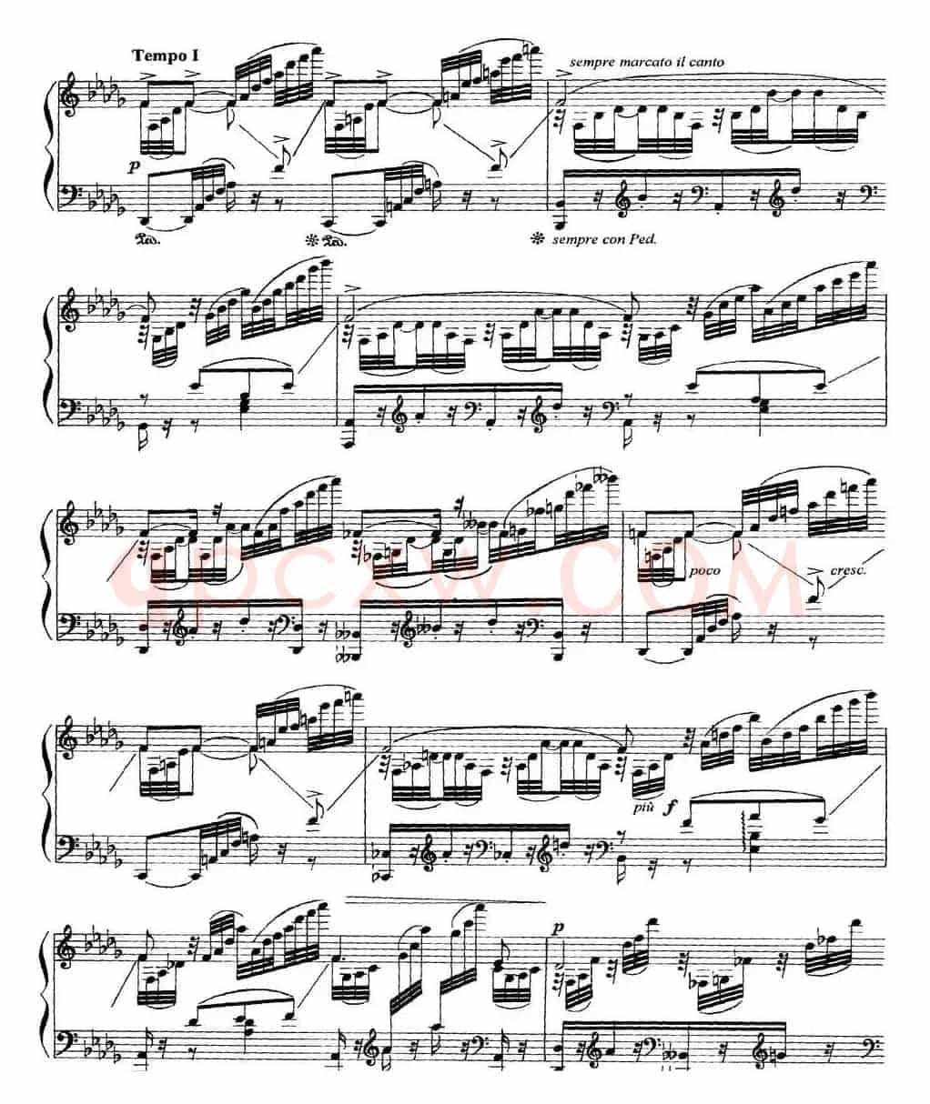 柴可夫斯基18首钢琴小品Op.72(14.Chant elegiaque)