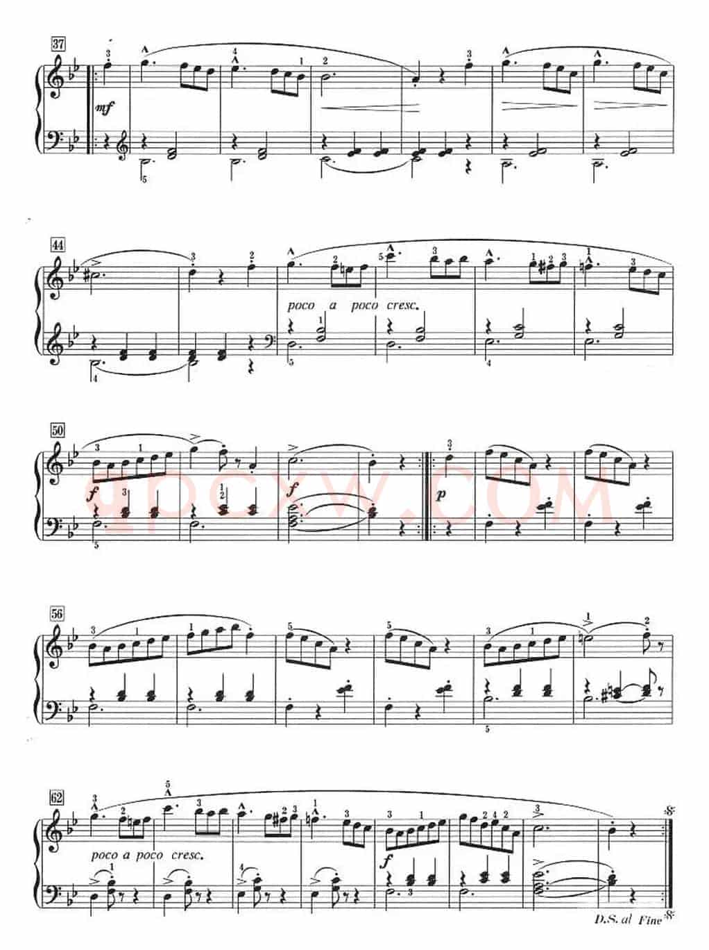 50首莱蒙钢琴练习曲 作品37（NO.25）