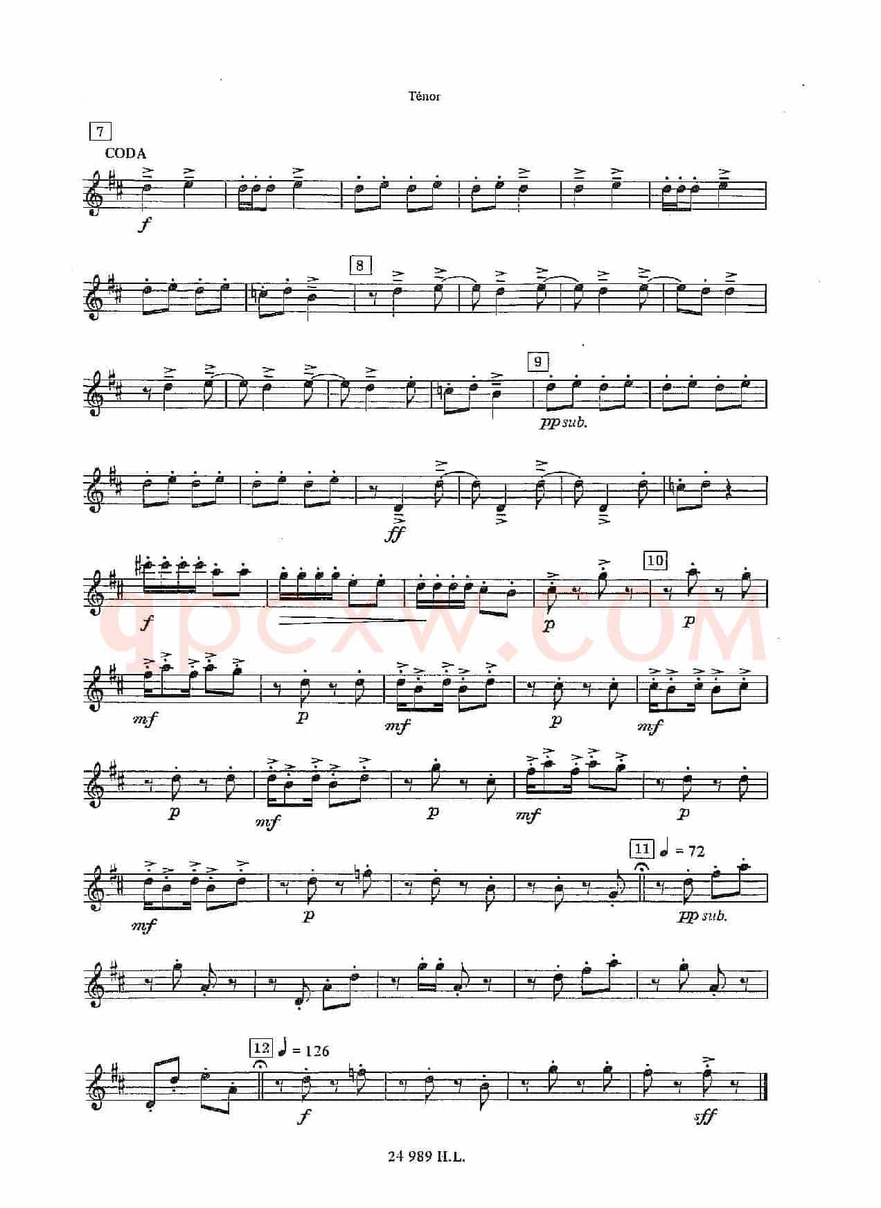 Chinese Rag （四重奏总谱+分谱）