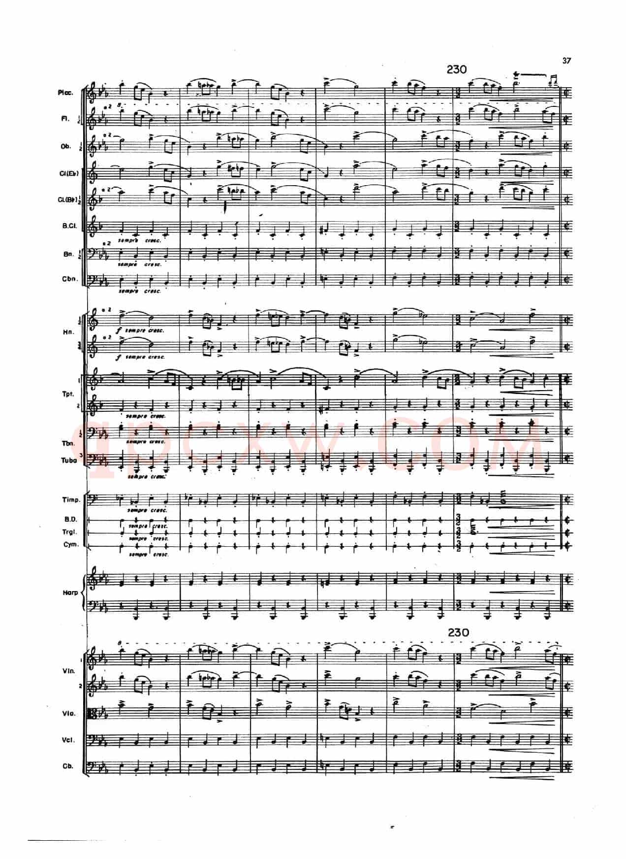 OVERTURE TO CANDIDE(《坎迪德》序曲)(交响乐总谱)